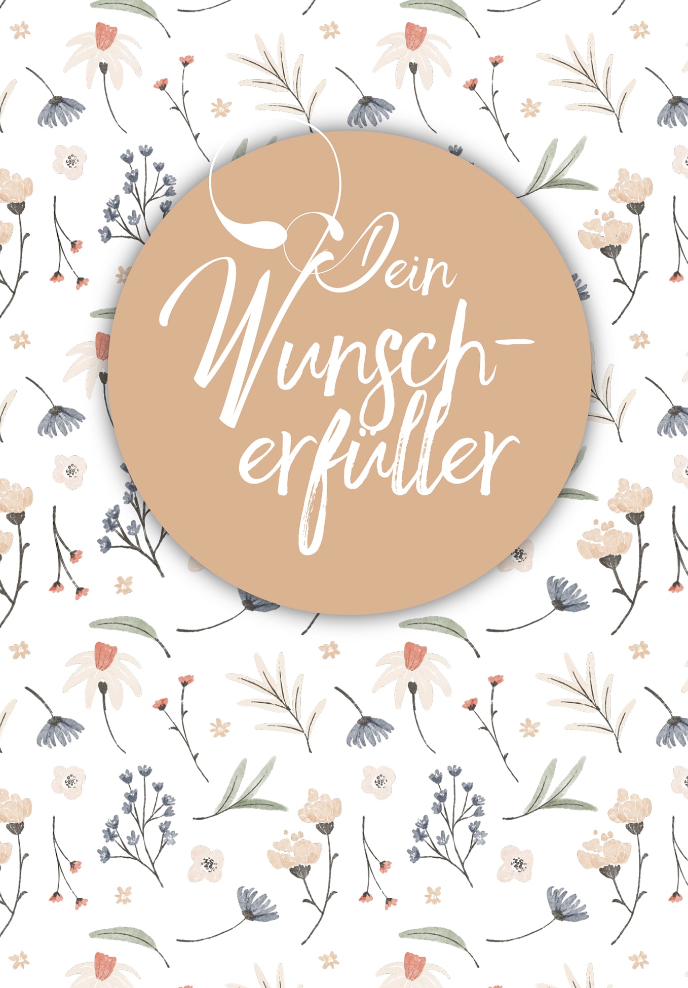 Dein Wunscherfüller - Blumen weiß