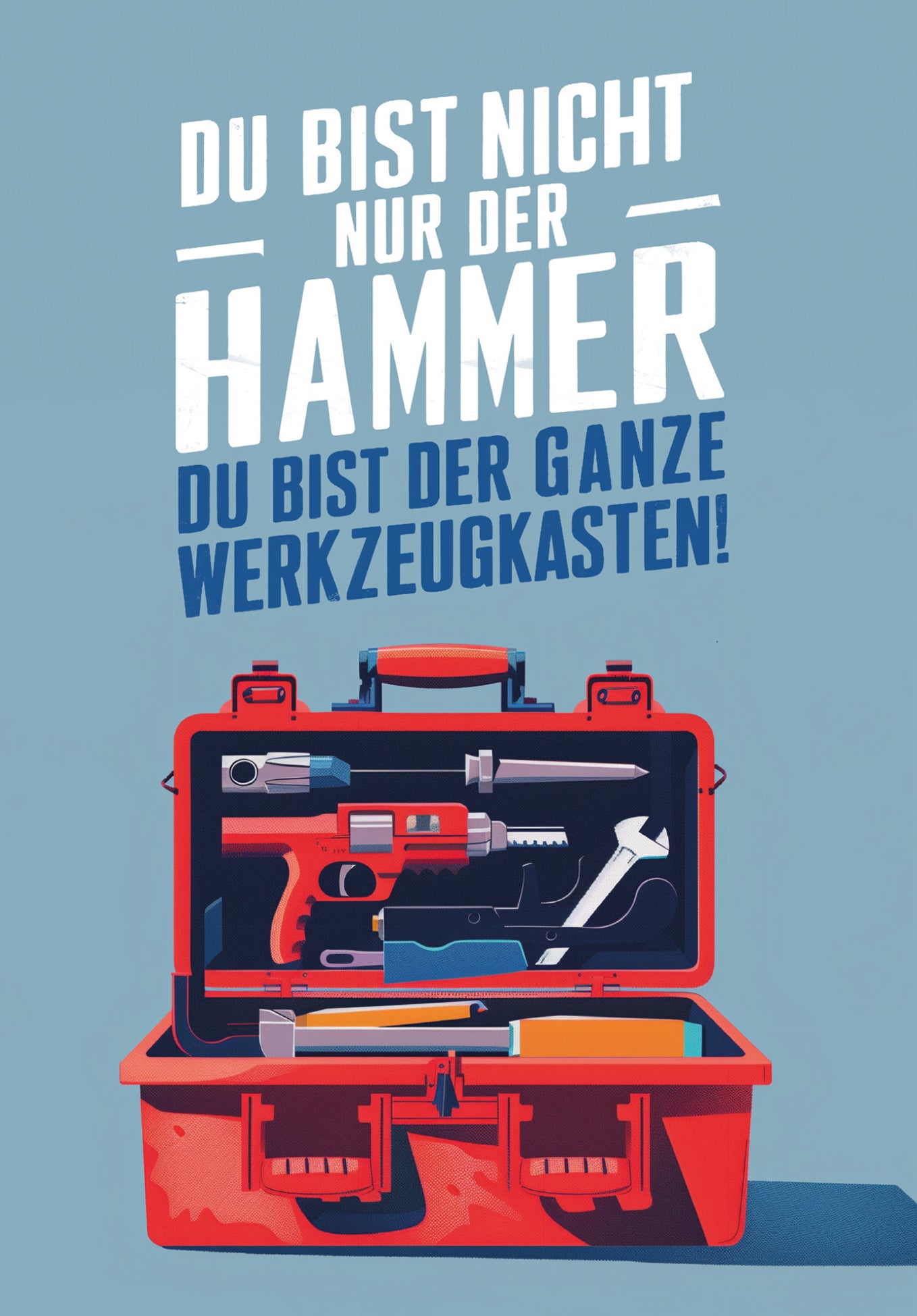 Du bist der Hammer - Werkzeugkoffer (Gutscheinwert)