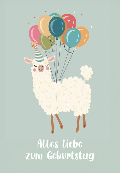 Alles Liebe - Lama