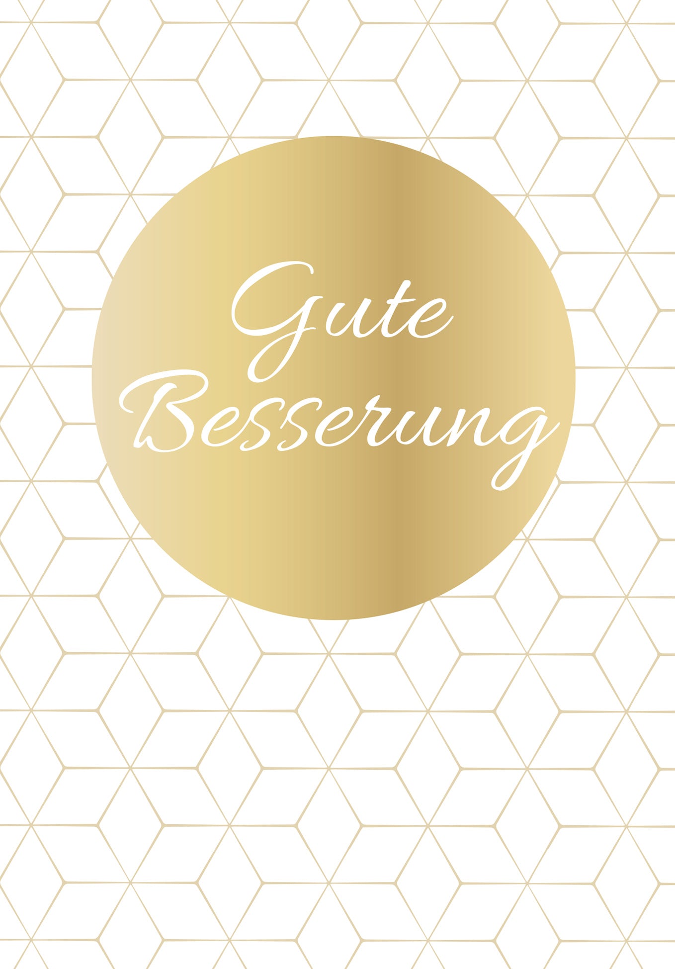 Gute Besserung - Gold