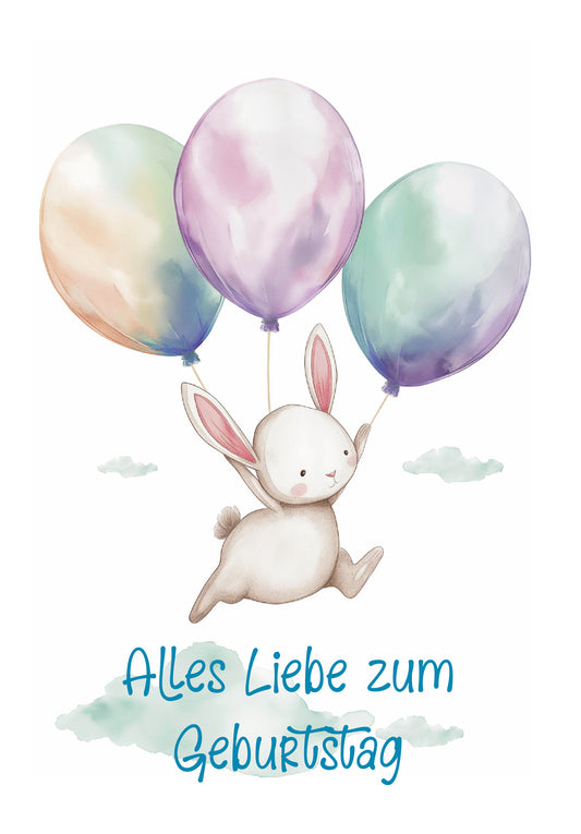 Alles Liebe - Hase (Gutscheinwert)