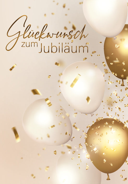 Glückwunsch zum Jubiläum - Gold (Gutscheinwert)