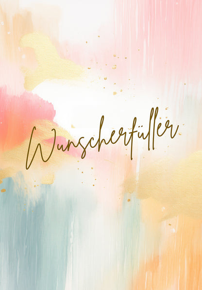 Wunscherfüller - Aquarell Bunt