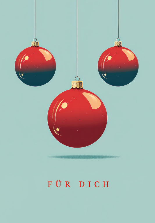 Für Dich - Weihnachtskugeln (Gutscheinwert)