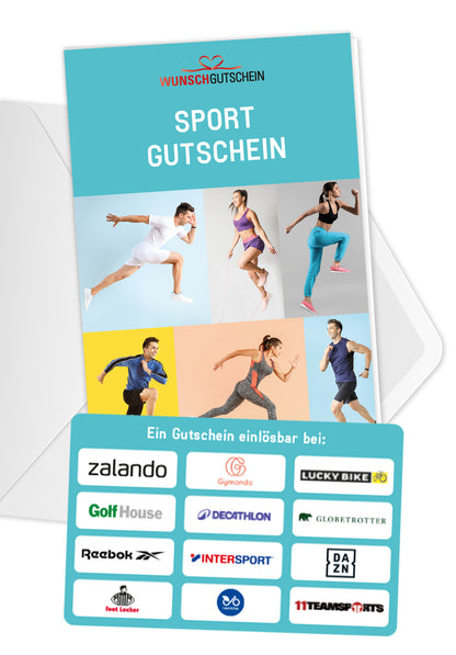 Sport Gutschein - Das perfekte Geschenk für sportliche Männer und Frauen