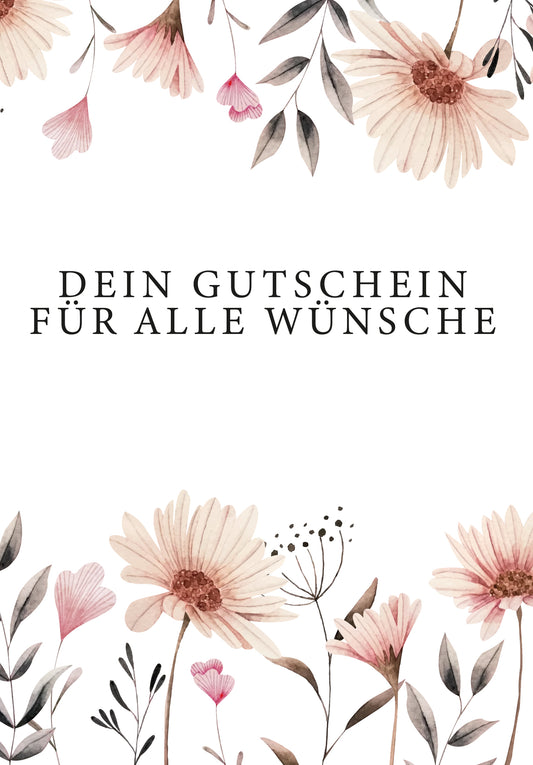 Für alle Wünsche - Blumen weiß