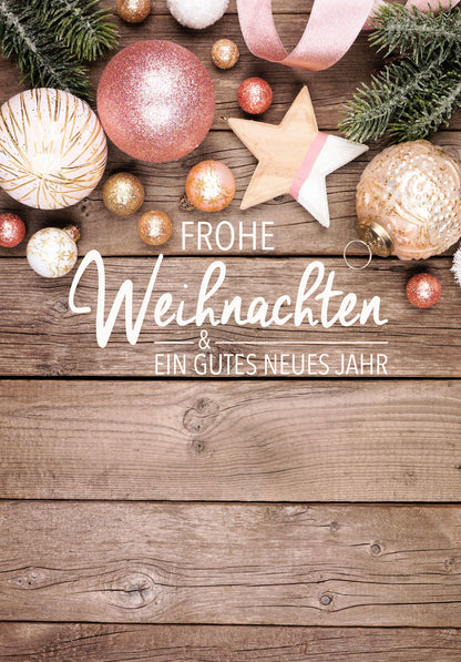 Frohe Weihnachten - Kugeln