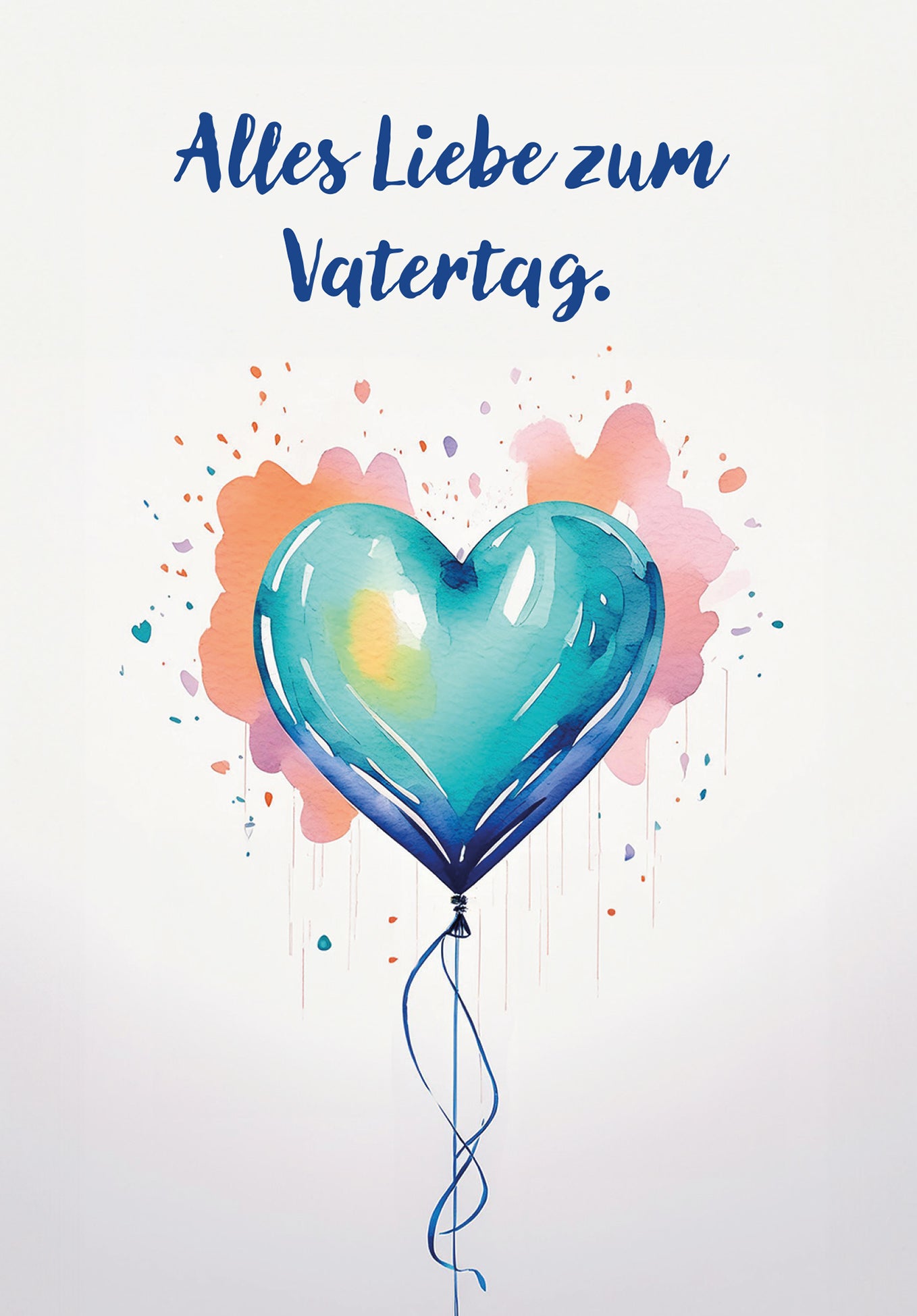 Alles Liebe Vatertag - Herz