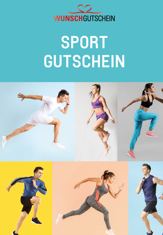 Sport Gutschein - Das perfekte Geschenk für sportliche Männer und Frauen