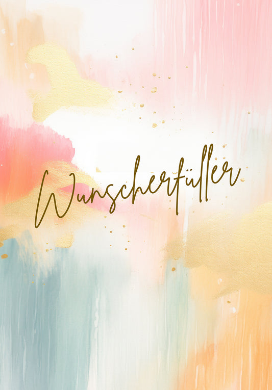 Wunscherfüller - Aquarell Bunt (Gutscheinwert)