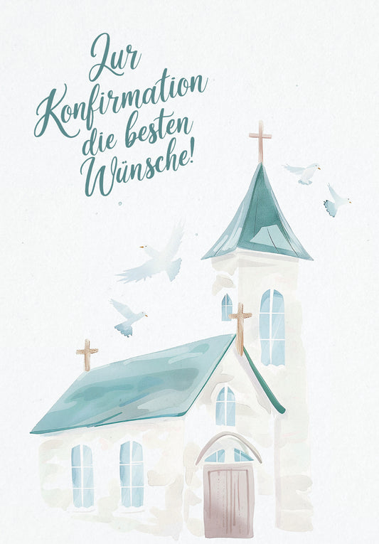 Zur Konfirmation - Kirche Grün