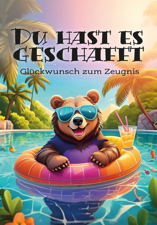 Geschafft - Pool Bär (Gutscheinwert)