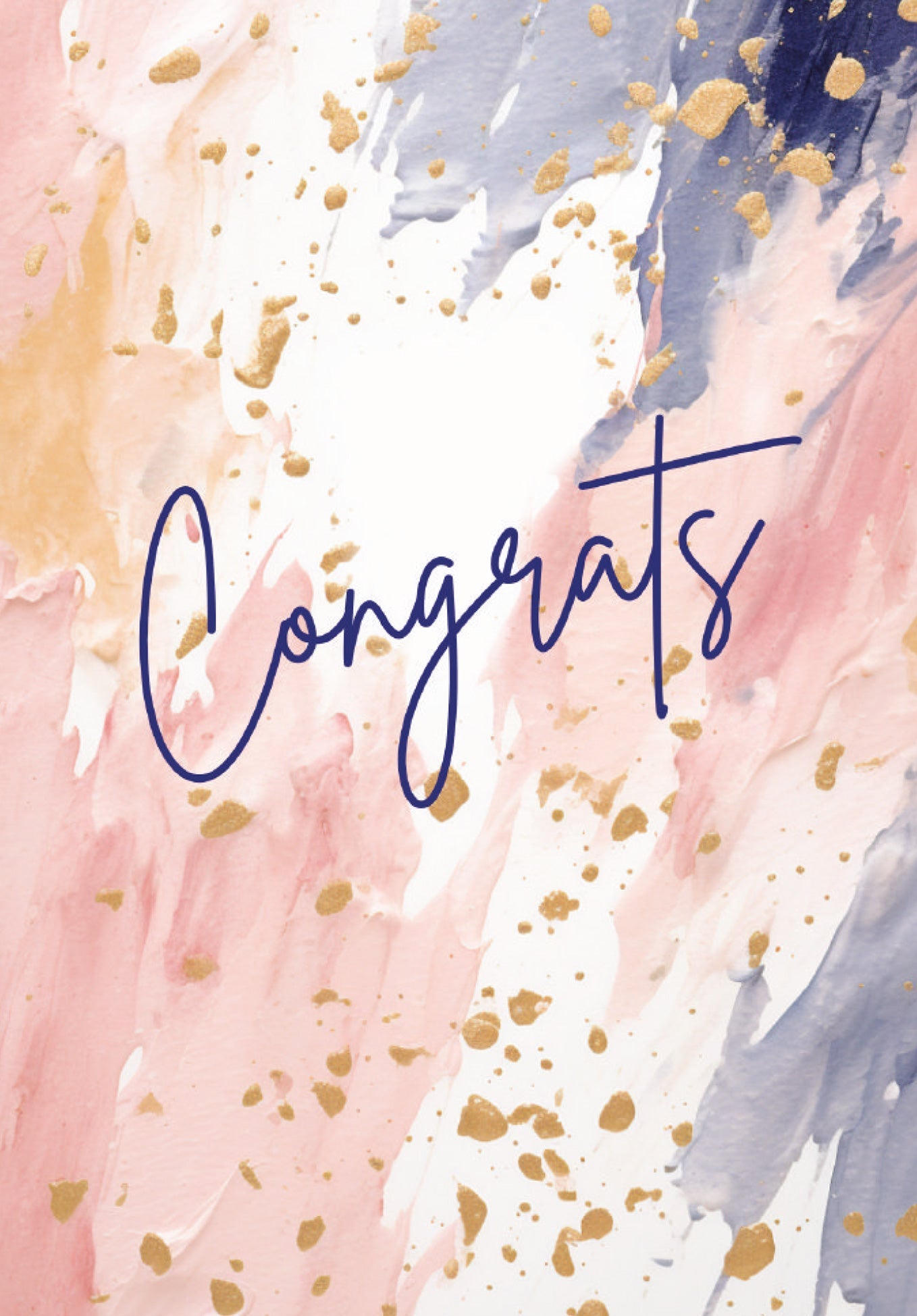 Congrats - Aquarell Bunt