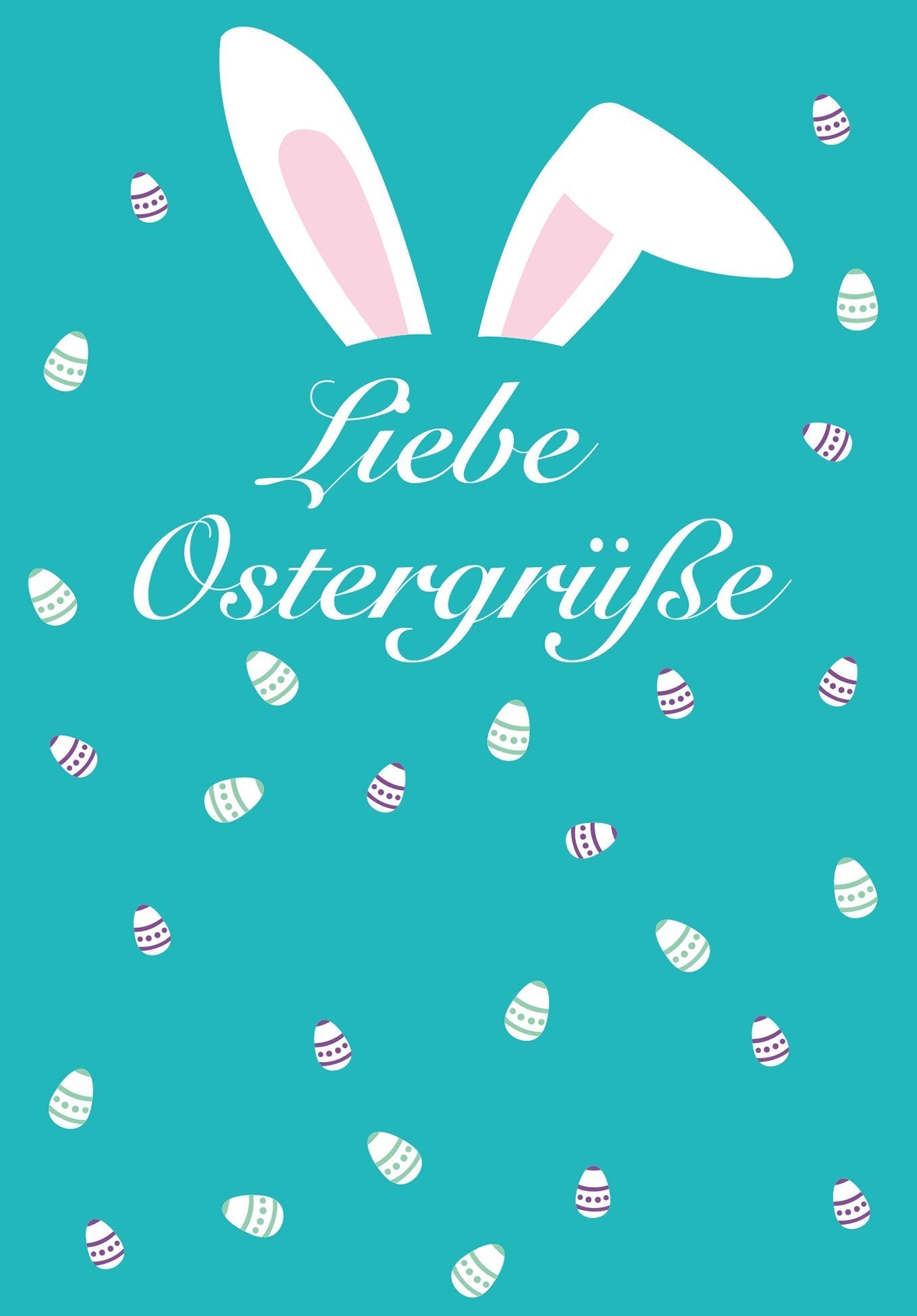 Liebe Ostergrüße - Hasenohren