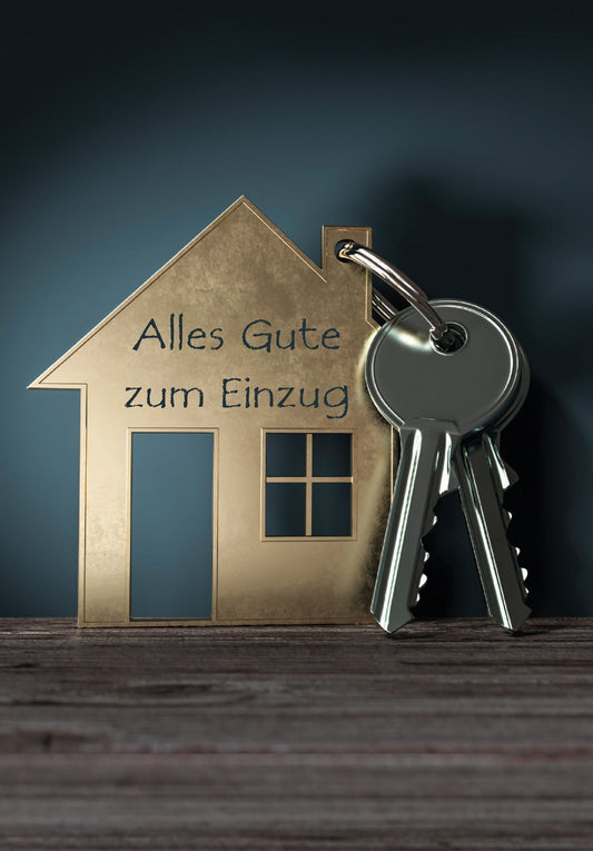 Alles Gute zum Einzug - Schlüssel