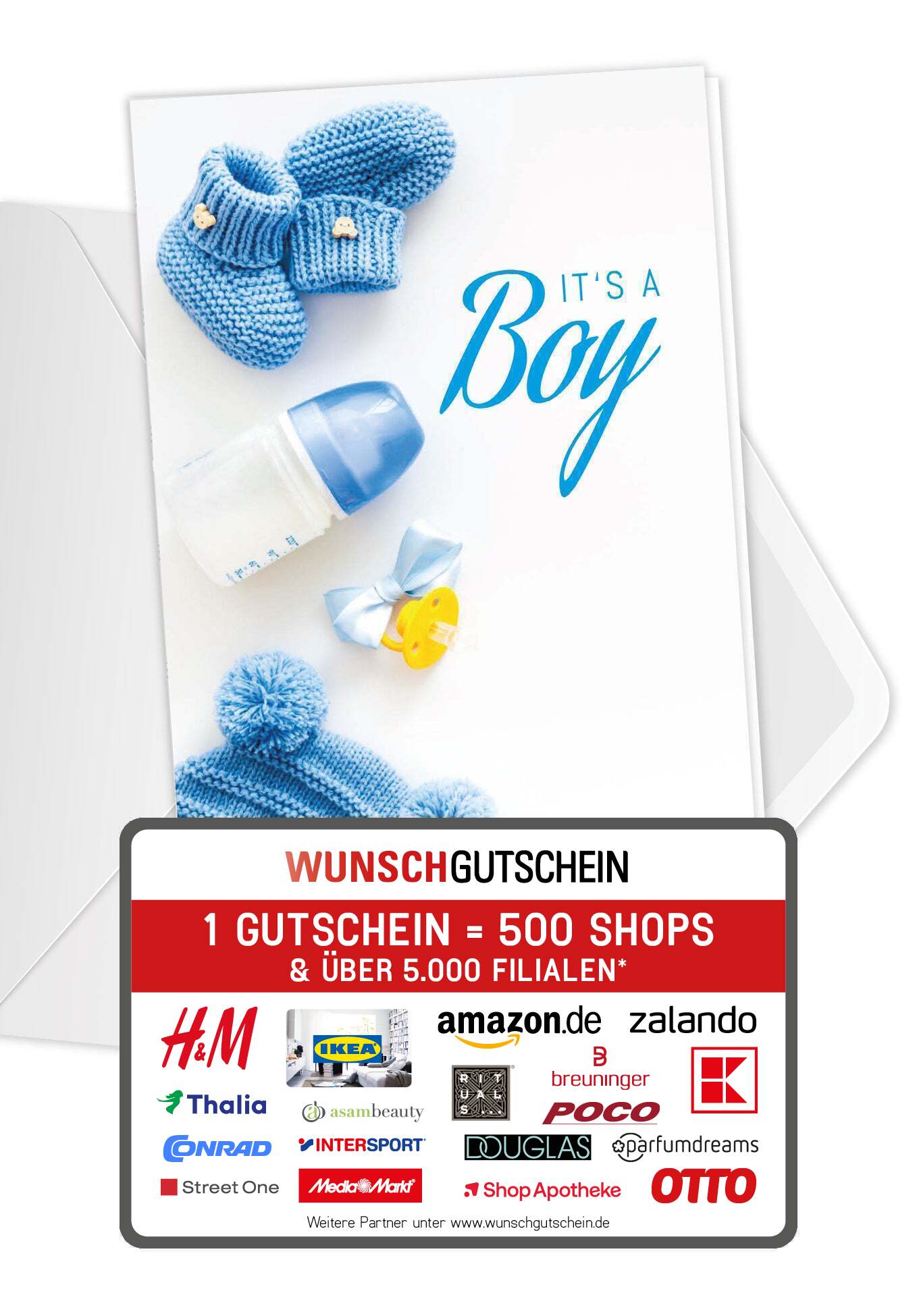 It's a Boy - Babyklamotten (Gutscheinwert)