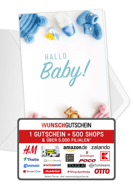 Hallo Baby - Babyklamotten (Gutscheinwert)