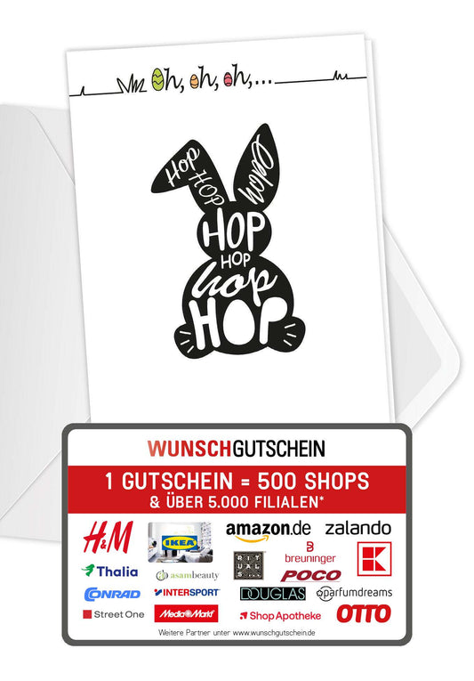 Hop - Hase (Gutscheinwert)